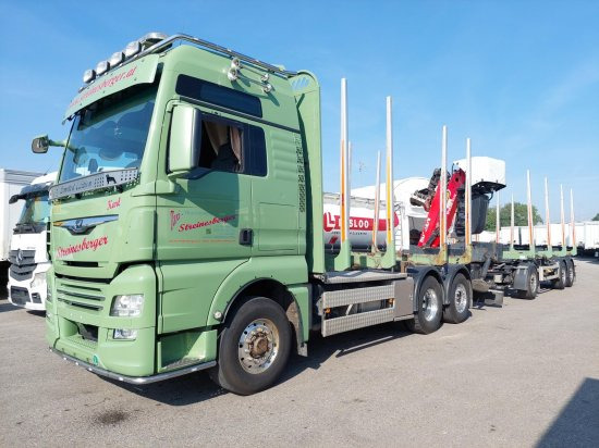 MAN TGX 26.500 6x4x4 Holztransporter,  Motor Neu  OHNE ANHÄNGER - Timber truck, Crane truck: picture 1 MAN TGX 26.500 6x4x4 Holztransporter,  Motor Neu  OHNE ANHÄNGER - Timber truck, Crane truck: picture 1