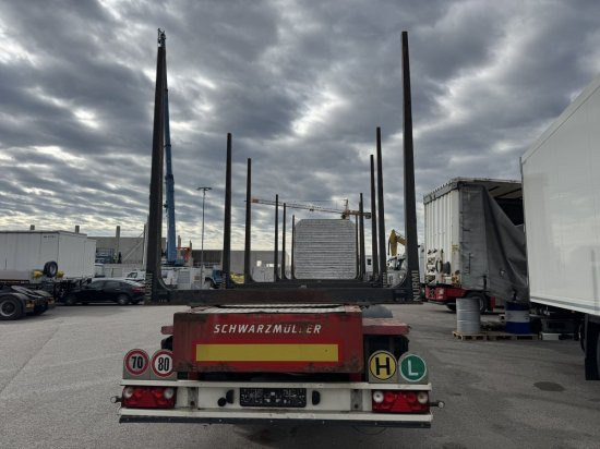Schwarzmüller Holzauflieger 6 Rungenpaare, BPW-Achsen - Timber semi-trailer: picture 4 Schwarzmüller Holzauflieger 6 Rungenpaare, BPW-Achsen - Timber semi-trailer: picture 4