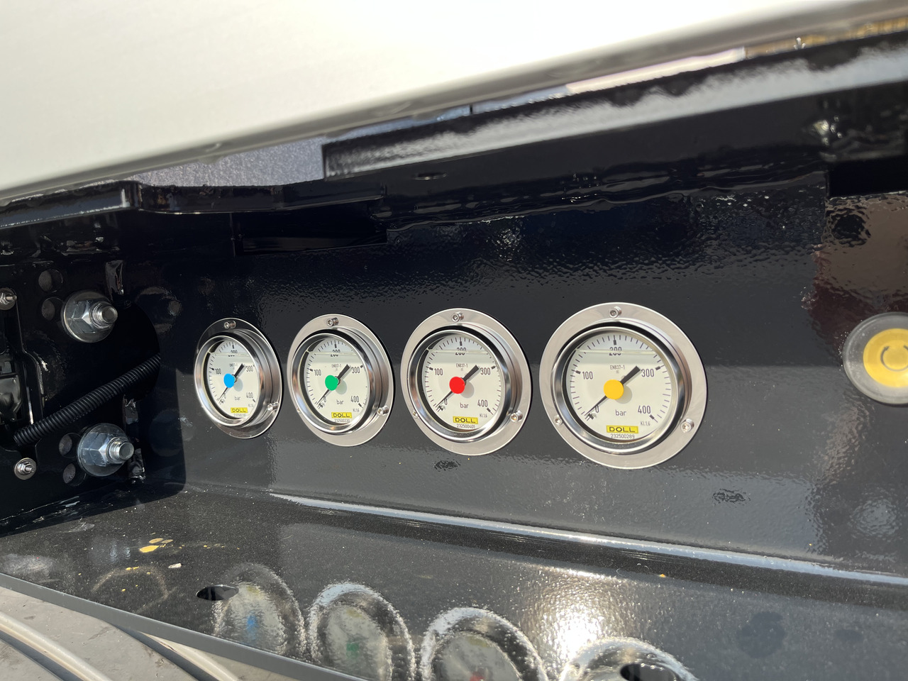 Doll 2-Achs-Tiefbett-Sattelauflieger Pantherfahrwerk - Low loader semi-trailer: picture 3 Doll 2-Achs-Tiefbett-Sattelauflieger Pantherfahrwerk - Low loader semi-trailer: picture 3