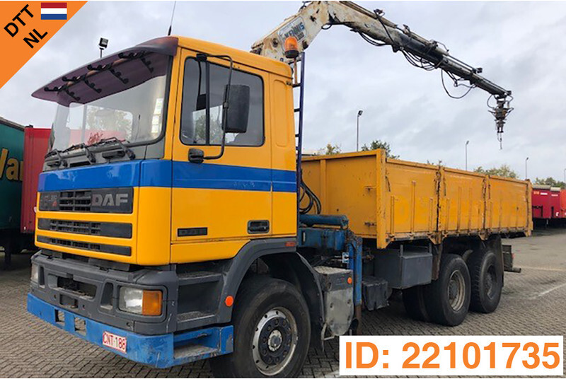 DAF 95.350 ATi - 6x4 - Tipper, Crane truck: picture 1 DAF 95.350 ATi - 6x4 - Tipper, Crane truck: picture 1