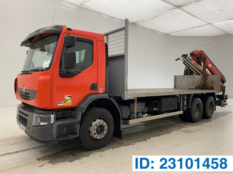 Renault Premium Lander 430 - Dropside/ Flatbed truck, Crane truck: picture 1 Renault Premium Lander 430 - Dropside/ Flatbed truck, Crane truck: picture 1