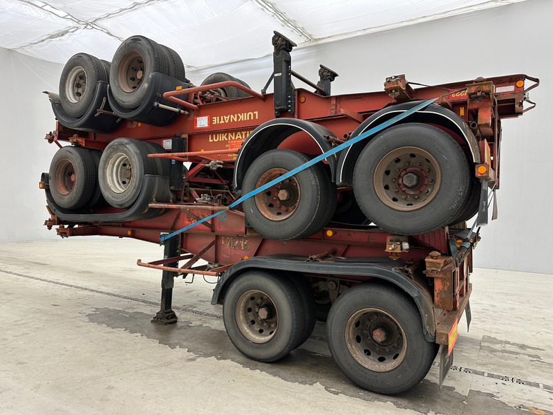 Container transporter/ Swap body semi-trailer Van Hool Stack 4 x skelet 20 ft: picture 6 Container transporter/ Swap body semi-trailer Van Hool Stack 4 x skelet 20 ft: picture 6