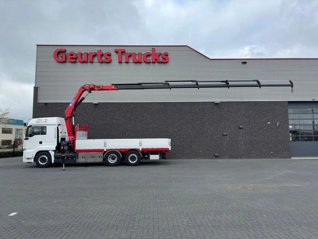 MAN TGS 26.500 6X2 + HMF 2820-K6 KRAAN/KAN/CRANE/GRU - Crane truck, Dropside/ Flatbed truck: picture 1 MAN TGS 26.500 6X2 + HMF 2820-K6 KRAAN/KAN/CRANE/GRU - Crane truck, Dropside/ Flatbed truck: picture 1
