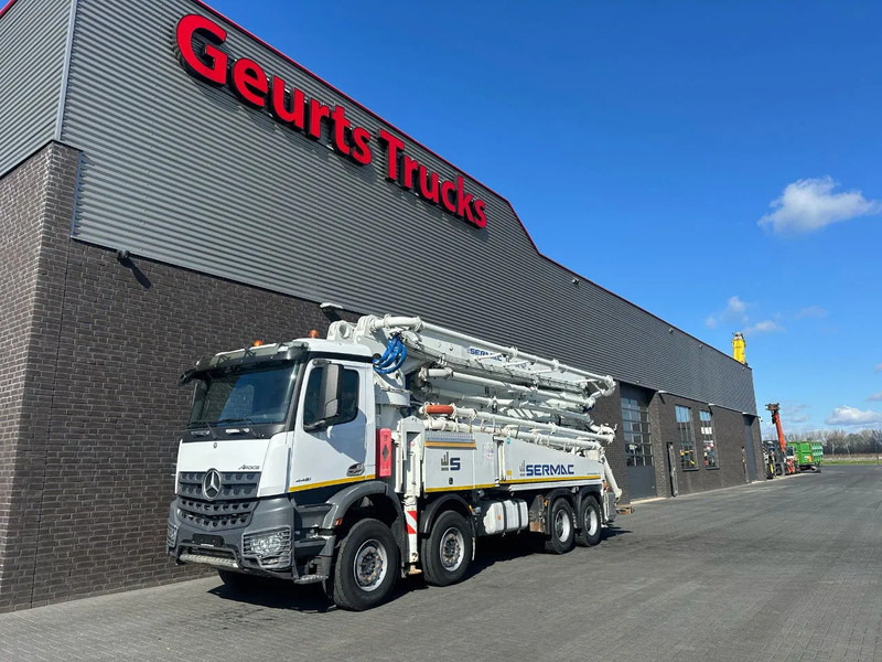 Mercedes-Benz Arocs 4451 8X4 + SERMAC 5Z42 BETONPOMP/BETONPUMPE/CONCRETE PUMP - Concrete pump truck: picture 2 Mercedes-Benz Arocs 4451 8X4 + SERMAC 5Z42 BETONPOMP/BETONPUMPE/CONCRETE PUMP - Concrete pump truck: picture 2