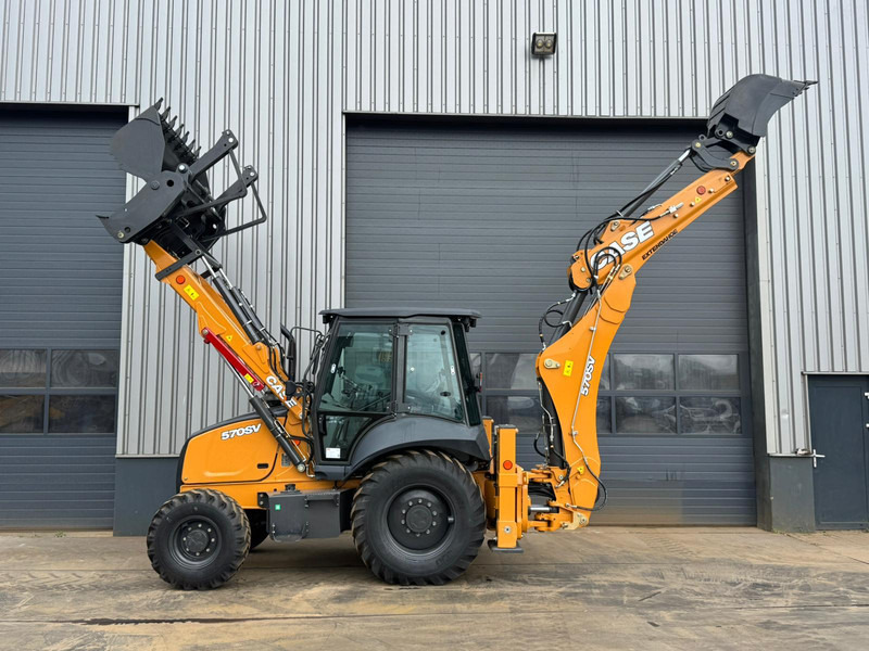 New Backhoe loader Case 570SV A/C 4x4 Telescopic boom: picture 12