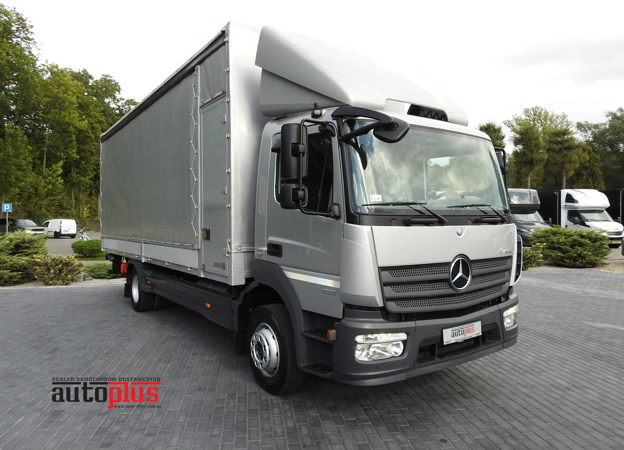 MERCEDES ATEGO 1221 TARPAULIN LIFT 16 PALLETS WEBASTO AIR CONDITIONING PNEUMATICS TWIN WHEELS  230HP - Curtain side van: picture 1 MERCEDES ATEGO 1221 TARPAULIN LIFT 16 PALLETS WEBASTO AIR CONDITIONING PNEUMATICS TWIN WHEELS  230HP - Curtain side van: picture 1
