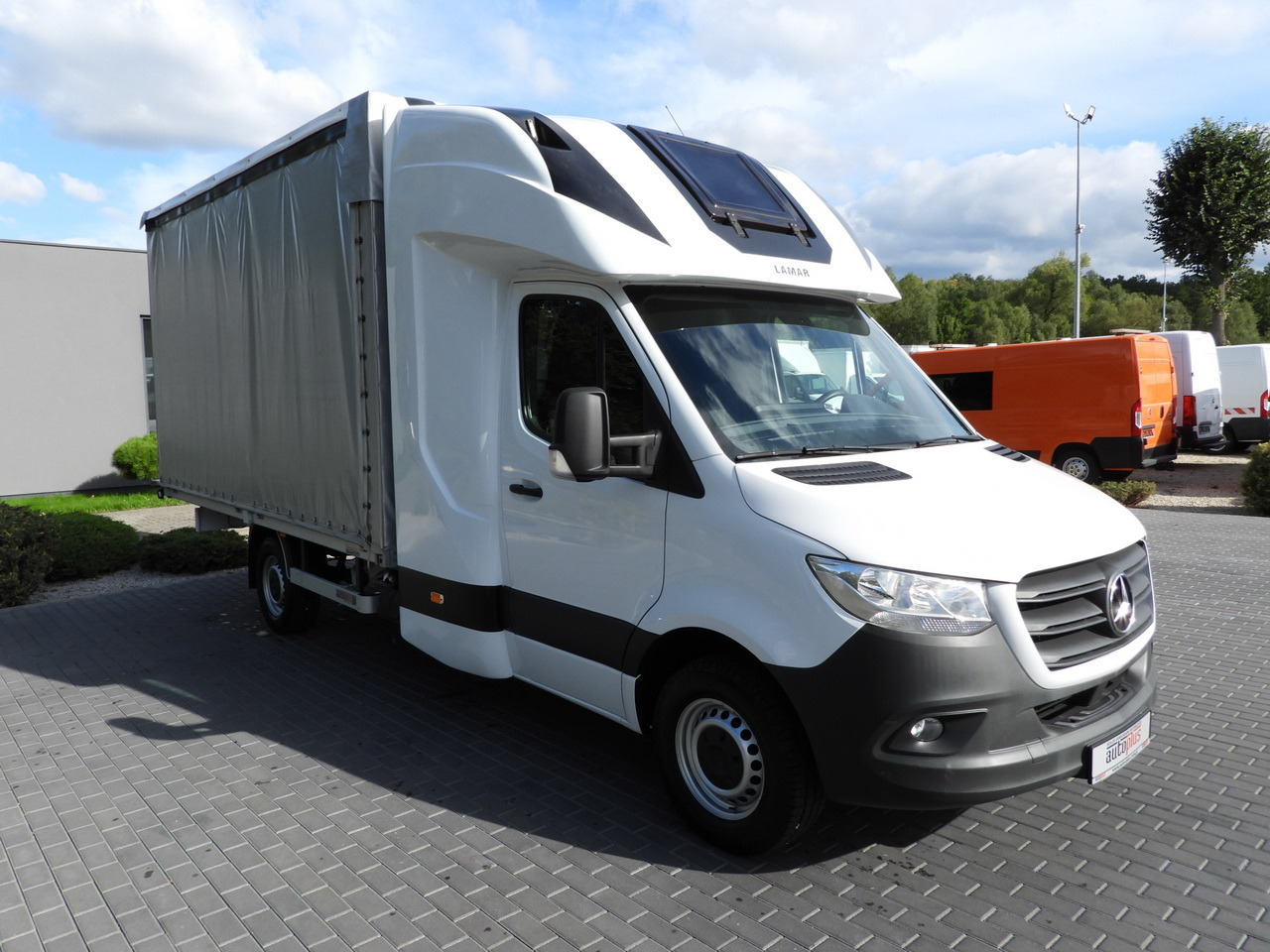 MERCEDES SPRINTER 316 TARPAULIN 8 PALLETS WEBASTO CRUISE CONTROL AIR CONDITIONING 160HP - Curtain side van: picture 4 MERCEDES SPRINTER 316 TARPAULIN 8 PALLETS WEBASTO CRUISE CONTROL AIR CONDITIONING 160HP - Curtain side van: picture 4