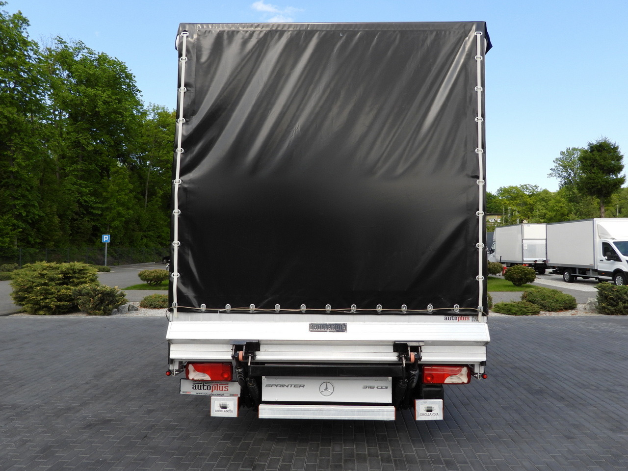 Curtain side van MERCEDES SPRINTER 316 TARPAULIN LIFT 10 PALLETS WEBASTO CRUISE CONTROL PNEUMATICS AIR CONDITIONING  160HP: picture 11