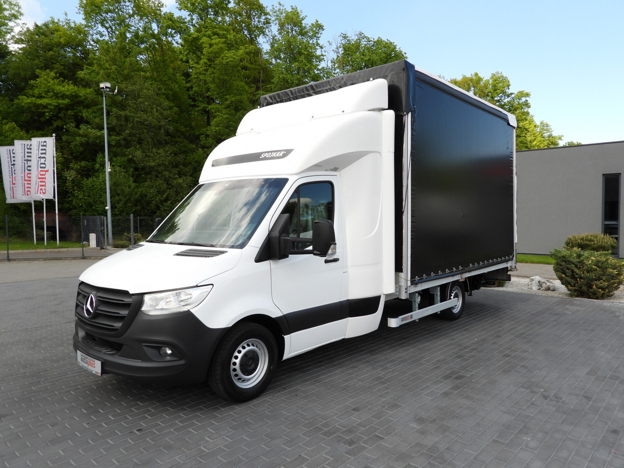 Curtain side van MERCEDES SPRINTER 316 TARPAULIN LIFT 10 PALLETS WEBASTO CRUISE CONTROL PNEUMATICS AIR CONDITIONING  160HP: picture 20