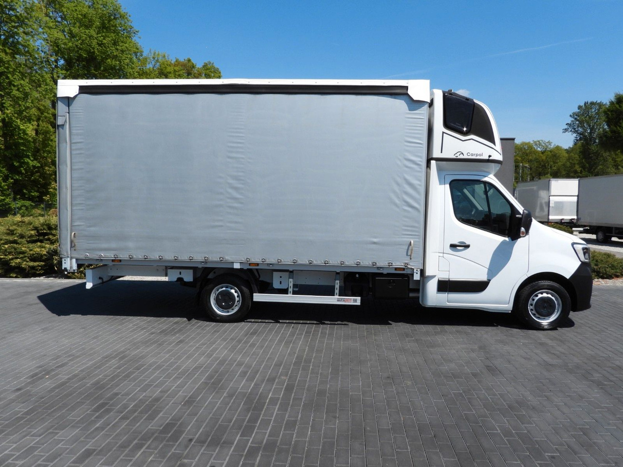 Curtain side van Renault MASTER  PRITSCHE PLANE 10 PALETTEN WEBASTO A/C: picture 7