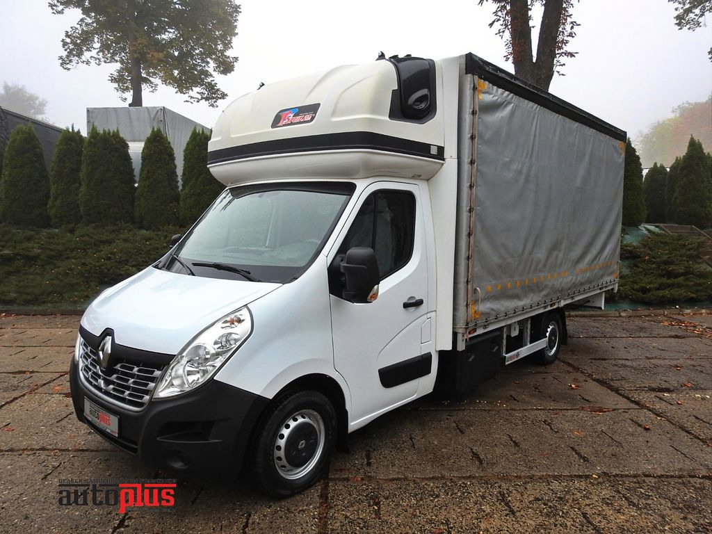 Renault MASTER PRITSCHE PLANE 10 PALLETS WEBASTO A/C - Curtain side van: picture 1 Renault MASTER PRITSCHE PLANE 10 PALLETS WEBASTO A/C - Curtain side van: picture 1