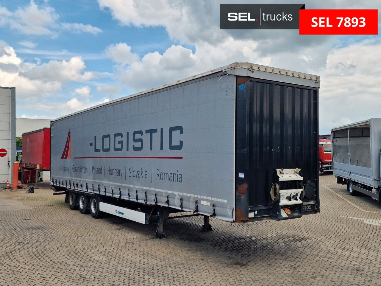 Krone SD / Hubdach / EDSCHA / Mega / Liftachse - Curtainsider semi-trailer: picture 3 Krone SD / Hubdach / EDSCHA / Mega / Liftachse - Curtainsider semi-trailer: picture 3