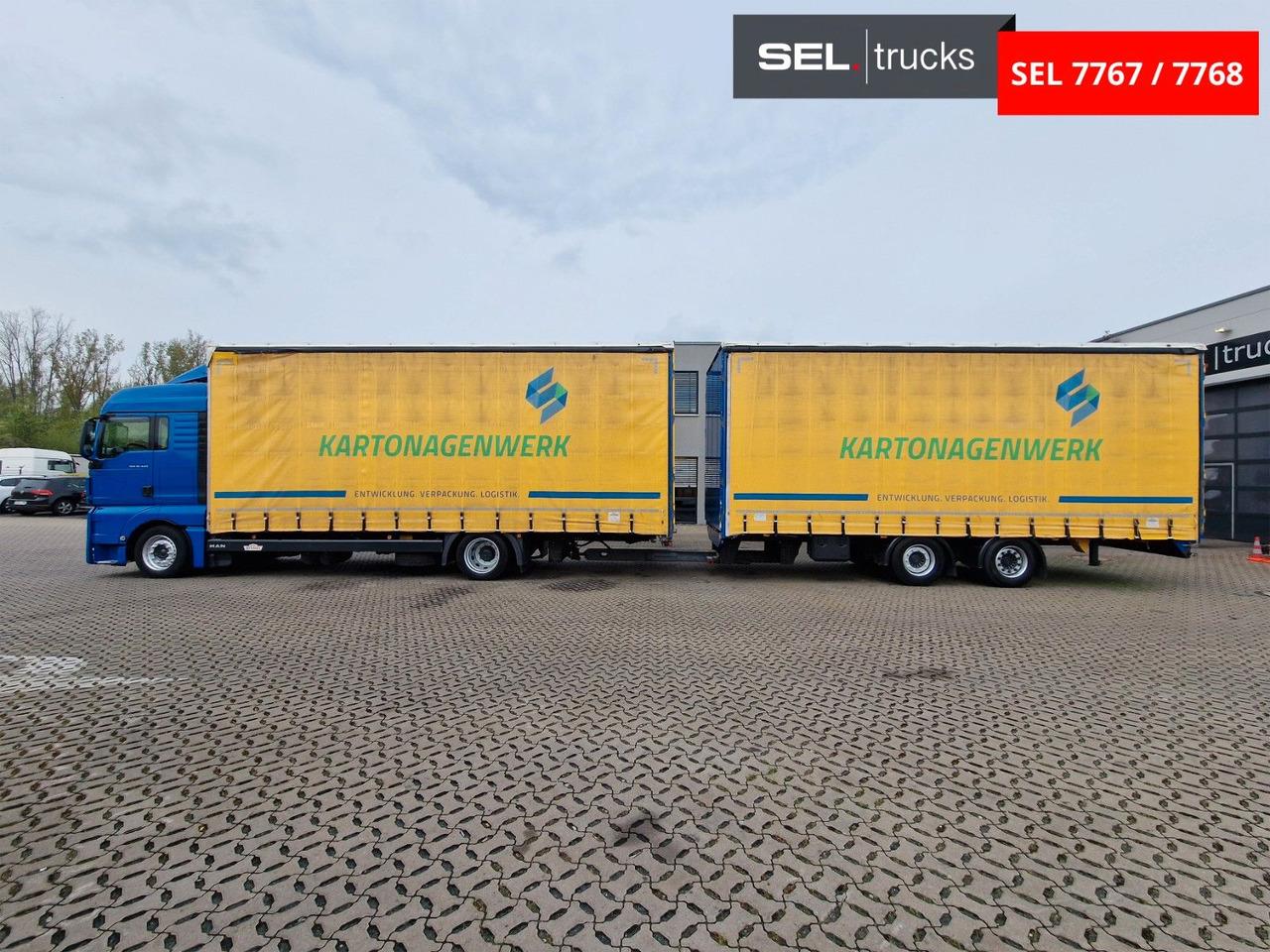 Curtainsider truck MAN TGX 18.440 4X2 LL-U /Intarder/Hubdach/Durchlade: picture 8