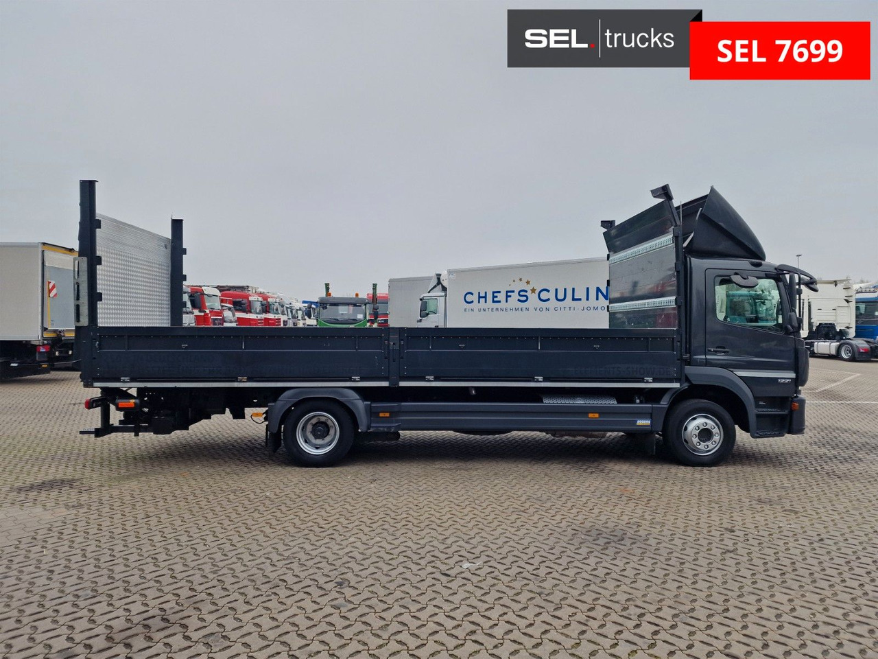 Mercedes-Benz Atego 1221 / Ladebordwand - Curtainsider truck: picture 4 Mercedes-Benz Atego 1221 / Ladebordwand - Curtainsider truck: picture 4