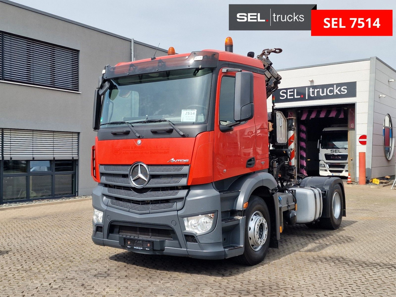 Mercedes-Benz Antos 1843 / Atlas 172.3E-A4 / KRAN - Tractor unit: picture 2 Mercedes-Benz Antos 1843 / Atlas 172.3E-A4 / KRAN - Tractor unit: picture 2