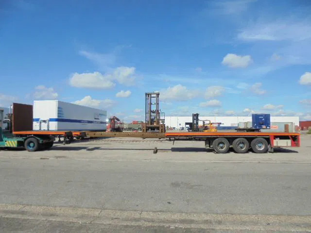 Kromhout 3AOUH-16-27 - Dropside/ Flatbed semi-trailer: picture 1 Kromhout 3AOUH-16-27 - Dropside/ Flatbed semi-trailer: picture 1