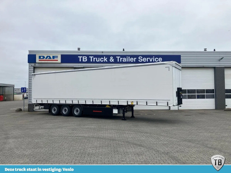 Kässbohrer SCS X+ / 90 - 12 / 27 Schuifzeilen multiplex vloer met palletkist 30 Europallets - Curtainsider semi-trailer: picture 1 Kässbohrer SCS X+ / 90 - 12 / 27 Schuifzeilen multiplex vloer met palletkist 30 Europallets - Curtainsider semi-trailer: picture 1