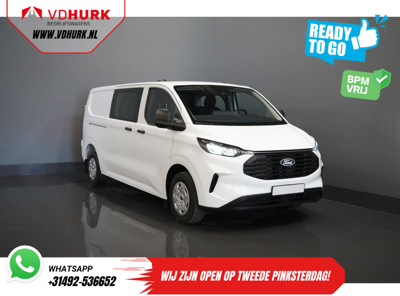 Ford Transit Custom 320 2.0 TDCI 136 pk L2 Trend BPM VRIJ! DC Dubbel Cabine/ 5 jaar/200.000 km Garantie/ Carplay/ Climate/ Camera/ PDC/ Cruise - Small van, Combi van: picture 1 Ford Transit Custom 320 2.0 TDCI 136 pk L2 Trend BPM VRIJ! DC Dubbel Cabine/ 5 jaar/200.000 km Garantie/ Carplay/ Climate/ Camera/ PDC/ Cruise - Small van, Combi van: picture 1