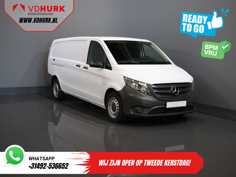 Mercedes-Benz Vito 116 CDI Aut. L3 XL BPM VRIJ! Carplay/ Stoelverw./ 270Gr. Deuren/ Cruise/ Airco/ Navi/ Camera/ PDC - Small van: picture 1 Mercedes-Benz Vito 116 CDI Aut. L3 XL BPM VRIJ! Carplay/ Stoelverw./ 270Gr. Deuren/ Cruise/ Airco/ Navi/ Camera/ PDC - Small van: picture 1