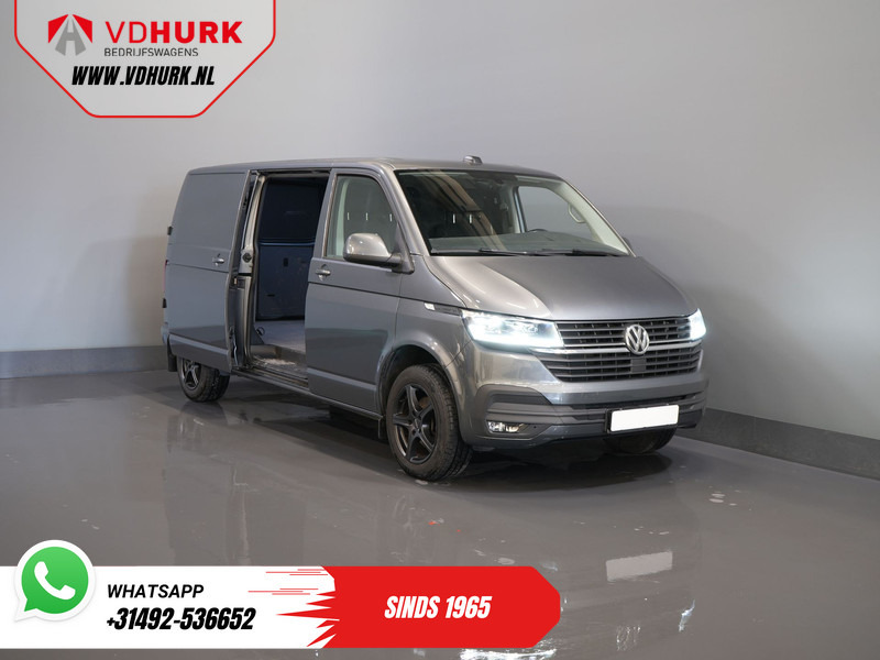 Small van Volkswagen Transporter T6.1 2.0 TDI 150 pk DSG Aut. L2 BPM VRIJ! LED/ Adapt.Cruise/ Standkachel/ Stoelverw./ Carplay/ Camera/ PDC/ LMV/ Trekhaak/ Airco: picture 9