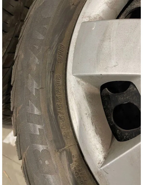 Bridgestone *Mercedes deksels met banden*205/55R16 - Wheels and tires for Car: picture 4 Bridgestone *Mercedes deksels met banden*205/55R16 - Wheels and tires for Car: picture 4