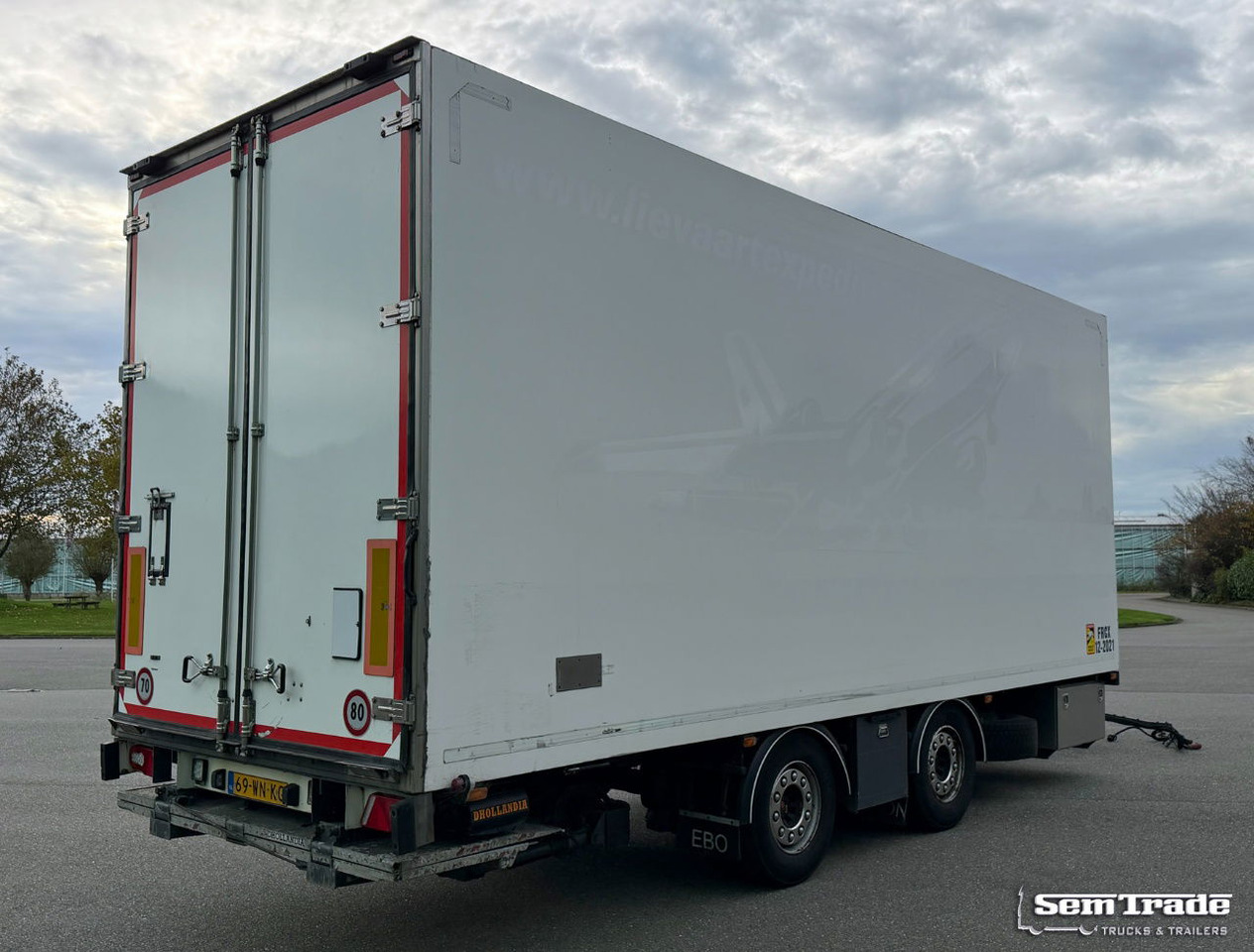 Van Weel VW 18000 VW EBO Isolated BOX TRS Cooling Tail Lift NL-Trailer - Other machinery: picture 4 Van Weel VW 18000 VW EBO Isolated BOX TRS Cooling Tail Lift NL-Trailer - Other machinery: picture 4