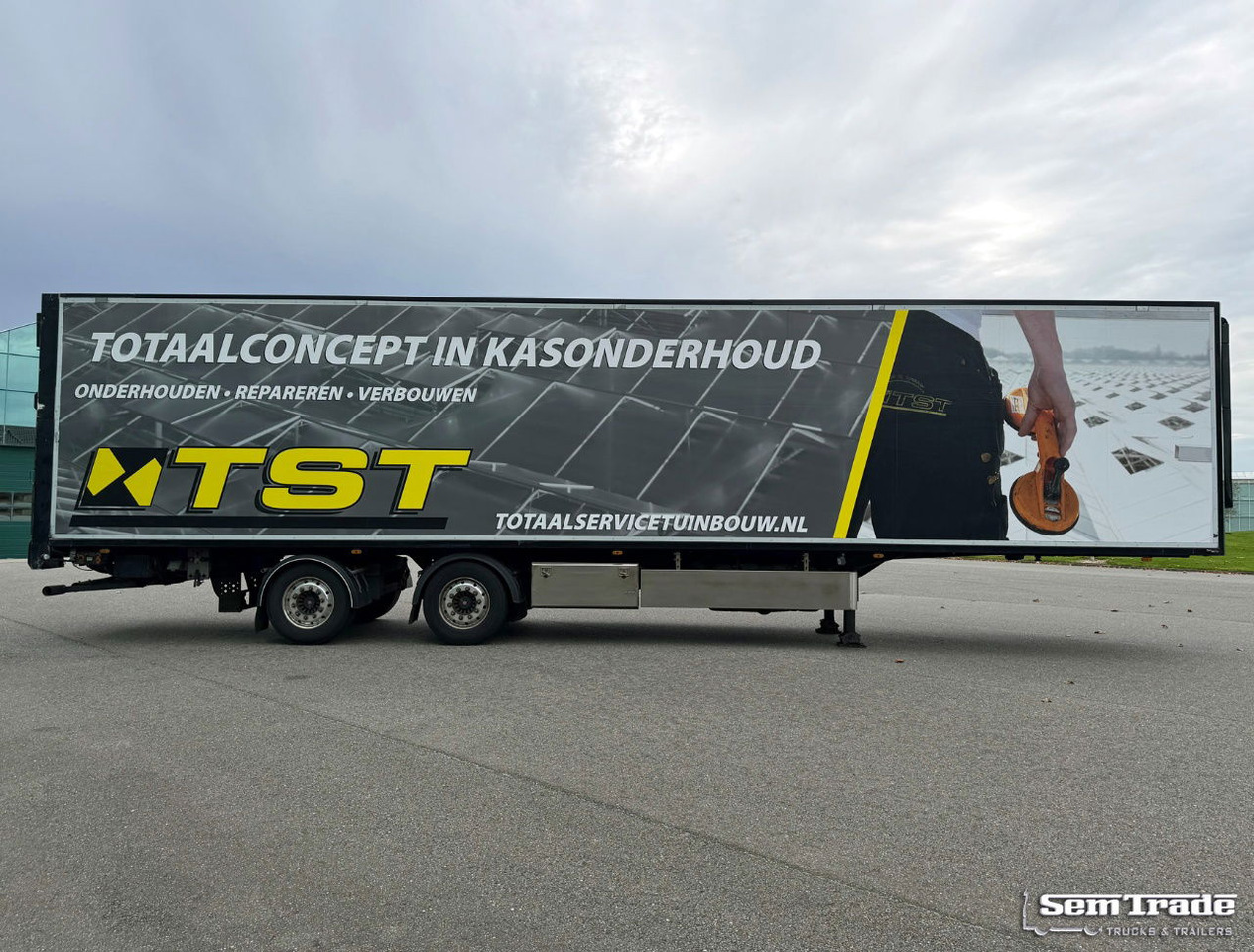 System Trailer Thermo King Tail Lift Steering Axle Lift Axle 1358x248x275 Inside NL-Trailer - Refrigerator semi-trailer: picture 5 System Trailer Thermo King Tail Lift Steering Axle Lift Axle 1358x248x275 Inside NL-Trailer - Refrigerator semi-trailer: picture 5