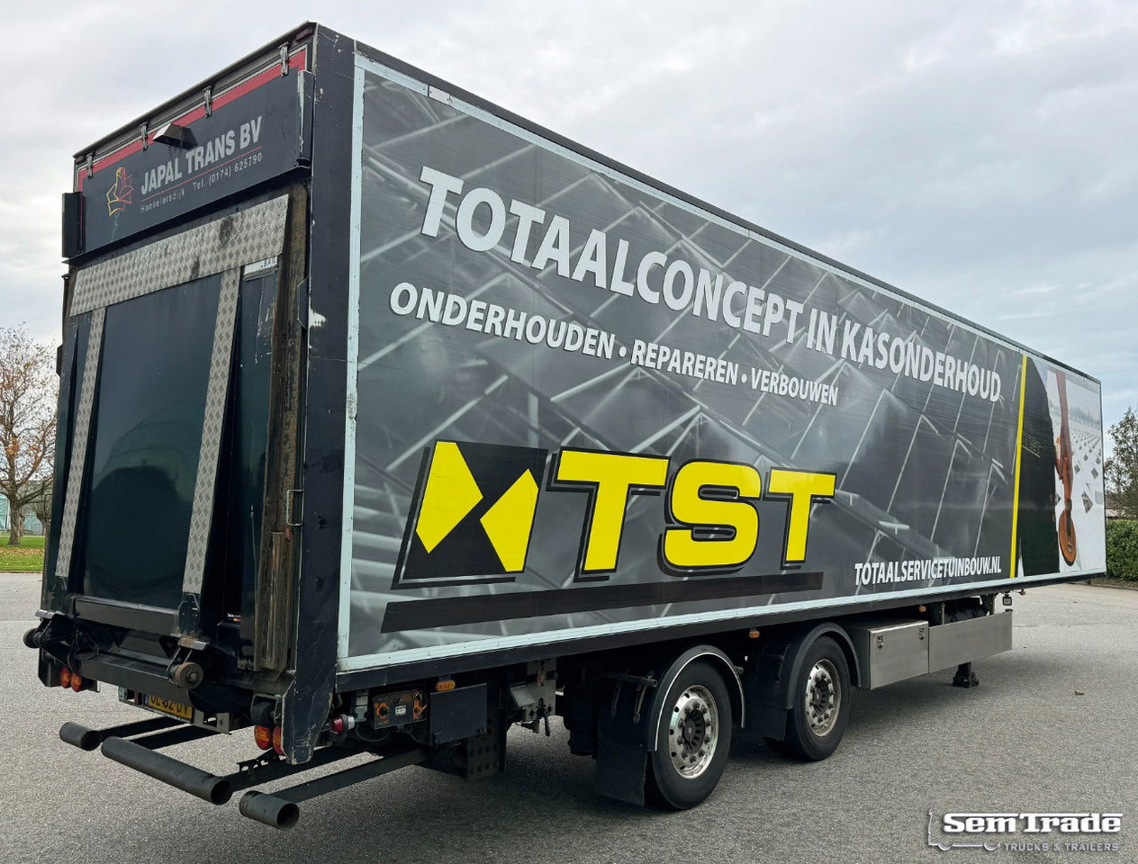 System Trailer Thermo King Tail Lift Steering Axle Lift Axle 1358x248x275 Inside NL-Trailer - Refrigerator semi-trailer: picture 4 System Trailer Thermo King Tail Lift Steering Axle Lift Axle 1358x248x275 Inside NL-Trailer - Refrigerator semi-trailer: picture 4