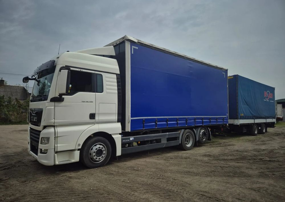 MAN TGX 26.460 Firana ZESTAW - Curtainsider truck: picture 2 MAN TGX 26.460 Firana ZESTAW - Curtainsider truck: picture 2