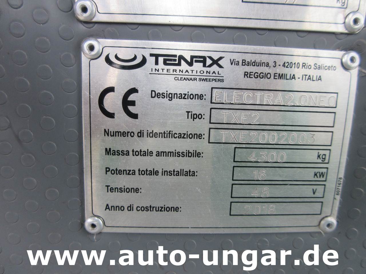 Municipal/ Special vehicle Tenax Elektra Hydro 2.0 Schwemmfahrzeug Laveuse Streetwasher 48V electric: picture 16 Municipal/ Special vehicle Tenax Elektra Hydro 2.0 Schwemmfahrzeug Laveuse Streetwasher 48V electric: picture 16