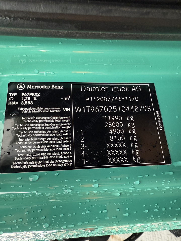 Mercedes-Benz Atego 1227 Kran MKG 96 - Dropside/ Flatbed truck, Crane truck: picture 5 Mercedes-Benz Atego 1227 Kran MKG 96 - Dropside/ Flatbed truck, Crane truck: picture 5