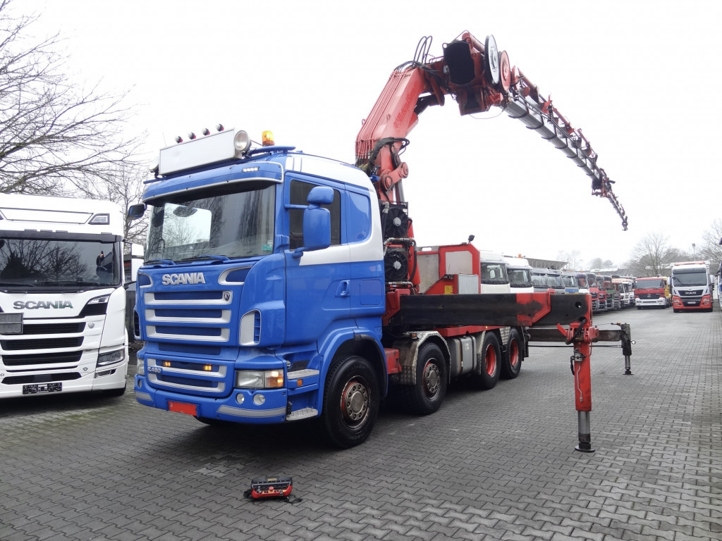 Crane truck, Tractor unit Scania R480 8X4 Effer 1550 bis 40 Meter: picture 8