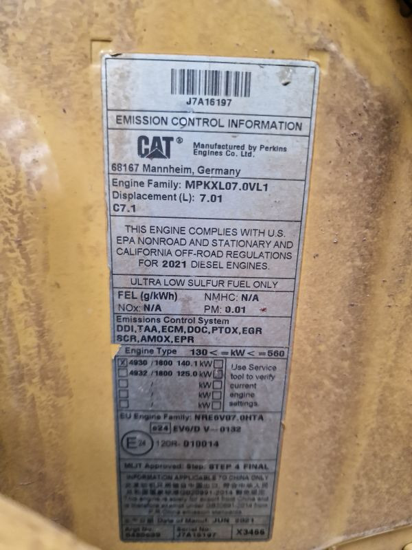 Caterpillar C7.1  Engine (Plant) - Engine for Construction machinery: picture 3 Caterpillar C7.1  Engine (Plant) - Engine for Construction machinery: picture 3