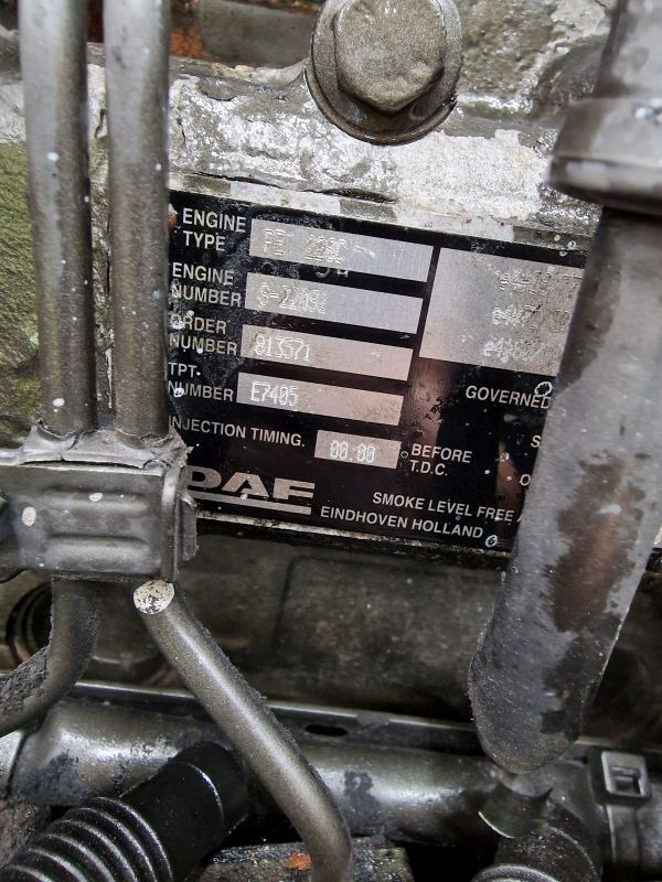 DAF PE228C Engine (Truck) - Engine for Truck: picture 2 DAF PE228C Engine (Truck) - Engine for Truck: picture 2