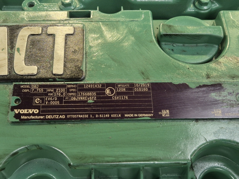 Volvo L110H D8J Genuine Reconditioned Engine (Plant) - Engine for Construction machinery: picture 2 Volvo L110H D8J Genuine Reconditioned Engine (Plant) - Engine for Construction machinery: picture 2