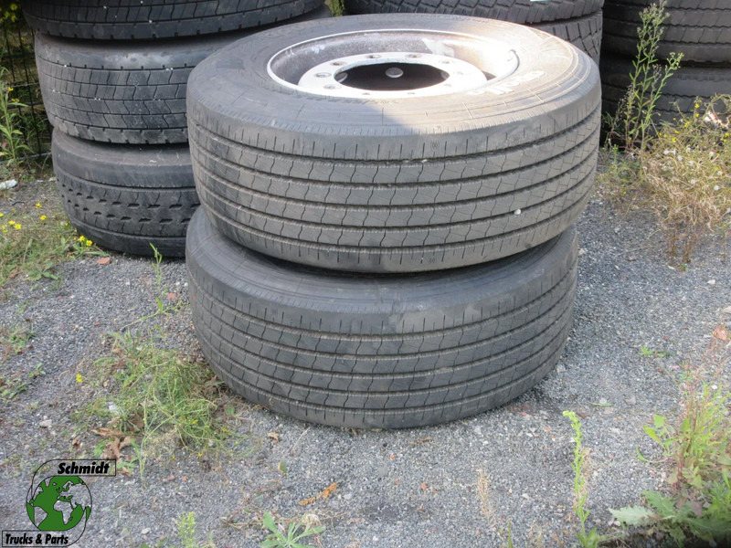 Continental 385/55 R 22.5 M+S APOLLO  VOOR STAALEN WIEL MET BAND 2 X - Tire for Truck: picture 1 Continental 385/55 R 22.5 M+S APOLLO  VOOR STAALEN WIEL MET BAND 2 X - Tire for Truck: picture 1