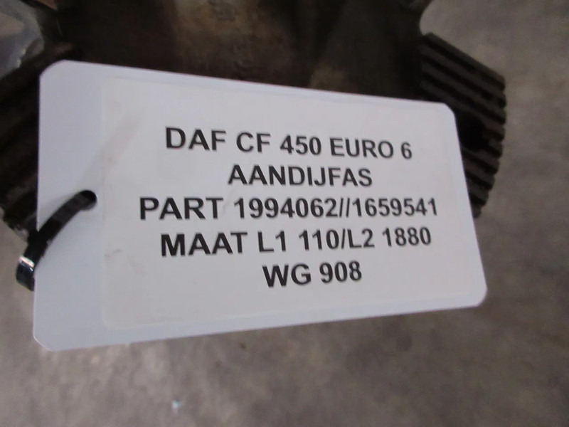 Drive shaft for Truck DAF 1994062 // 1659541 L1=110 // L2= 1880 AANDRIJFAS DAF CF 450 EURO 6: picture 9