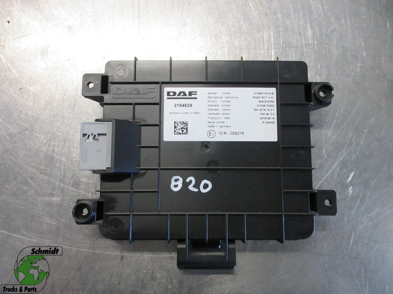 DAF 2154629 REGELEENHEID DAF XF CF EURO 6 - Electrical system for Truck: picture 1 DAF 2154629 REGELEENHEID DAF XF CF EURO 6 - Electrical system for Truck: picture 1