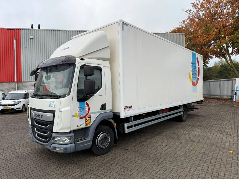 DAF LF210 / NICE CLEAN CLOSED BOX / PLATFORM 1500 KG / NO KEYS / AUTOMATIC / EURO-6 / 2019 - Box truck: picture 1 DAF LF210 / NICE CLEAN CLOSED BOX / PLATFORM 1500 KG / NO KEYS / AUTOMATIC / EURO-6 / 2019 - Box truck: picture 1