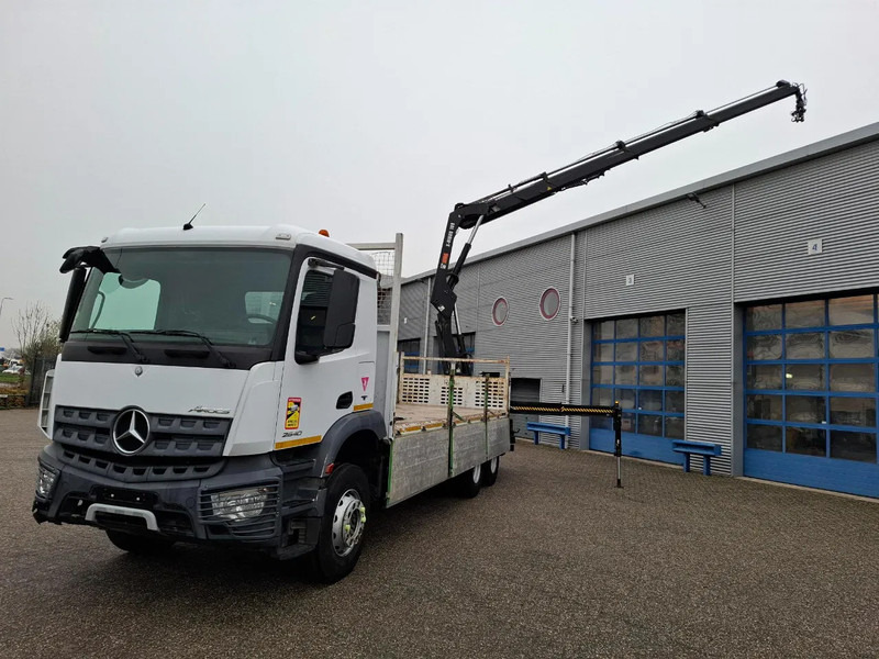 Mercedes-Benz Arocs 2640 / 6X4 / BOG AXLE / FULL-STEEL / HIAB X-HIDUO 188 B-3 / ROTATOR / REMOTE / PALLETHOOK / EURO-6 / 2017 - Crane truck: picture 1 Mercedes-Benz Arocs 2640 / 6X4 / BOG AXLE / FULL-STEEL / HIAB X-HIDUO 188 B-3 / ROTATOR / REMOTE / PALLETHOOK / EURO-6 / 2017 - Crane truck: picture 1