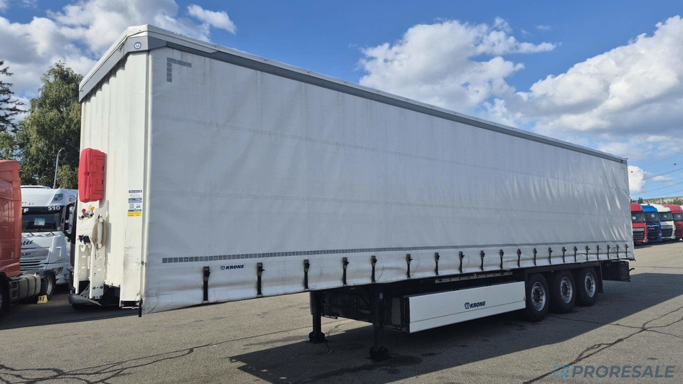 KRONE SD PROFI LINER + paletový koš + 2 x zvedací náprava - Curtainsider semi-trailer: picture 2 KRONE SD PROFI LINER + paletový koš + 2 x zvedací náprava - Curtainsider semi-trailer: picture 2