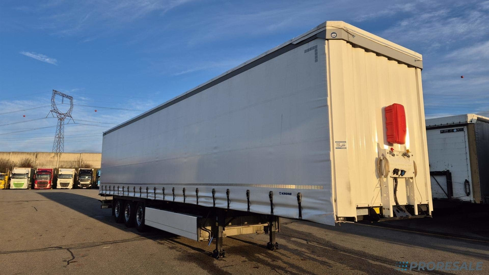 KRONE SD PROFI LINER + paletový koš + 2 x zvedací náprava - Curtainsider semi-trailer: picture 1 KRONE SD PROFI LINER + paletový koš + 2 x zvedací náprava - Curtainsider semi-trailer: picture 1