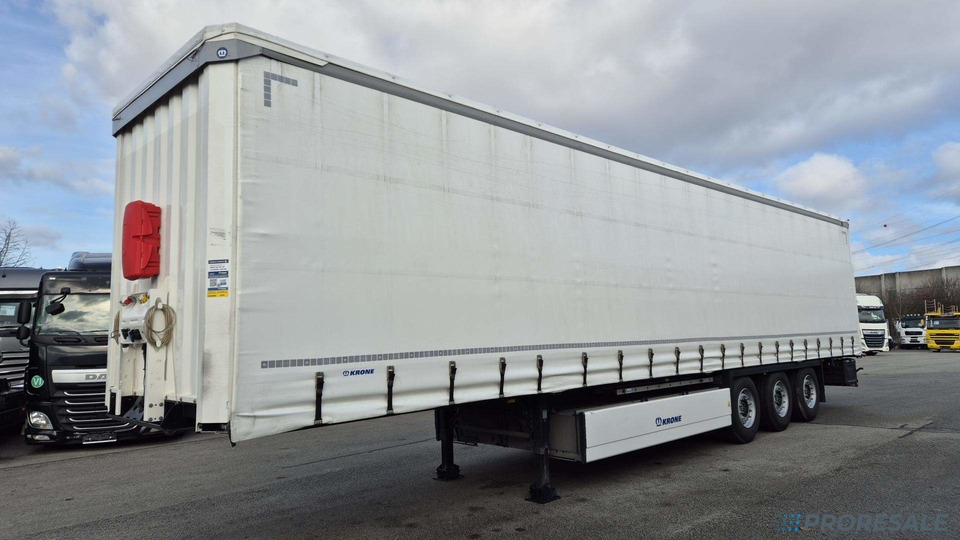 KRONE SD PROFI LINER + paletový koš 32 palet + 2 x zvedací náprava - Curtainsider semi-trailer: picture 2 KRONE SD PROFI LINER + paletový koš 32 palet + 2 x zvedací náprava - Curtainsider semi-trailer: picture 2