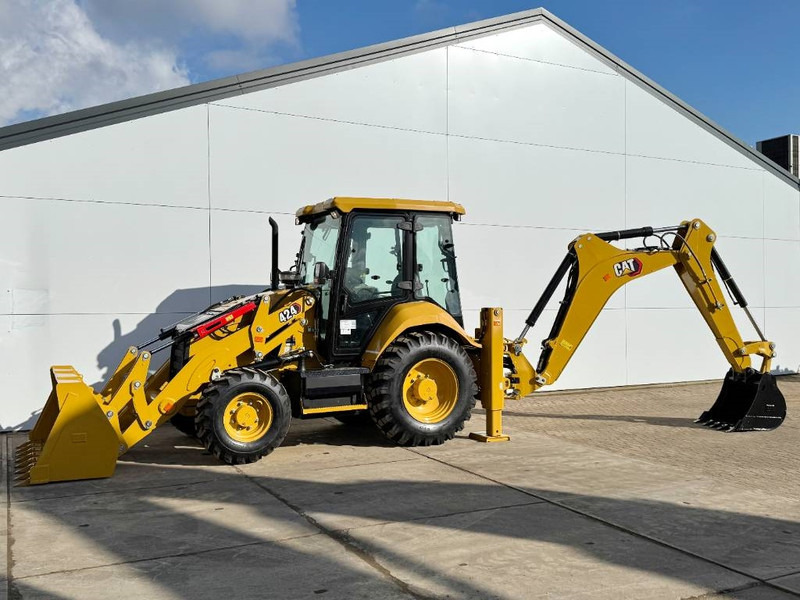 Cat 424 4WD - Hammer Lines / Airco - Backhoe loader: picture 1 Cat 424 4WD - Hammer Lines / Airco - Backhoe loader: picture 1