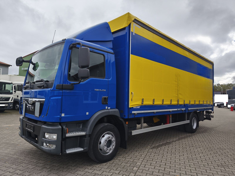 MAN TGM 15.250 Plane Gardine Euro 6 4x2 AHK LBW (39) - Curtainsider truck: picture 1 MAN TGM 15.250 Plane Gardine Euro 6 4x2 AHK LBW (39) - Curtainsider truck: picture 1