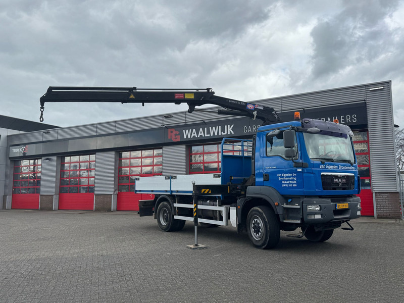 MAN TGM 18-290 4x4 Kraan met Open laadbak Nieuwe APK 20-8-2026 - Crane truck: picture 1 MAN TGM 18-290 4x4 Kraan met Open laadbak Nieuwe APK 20-8-2026 - Crane truck: picture 1