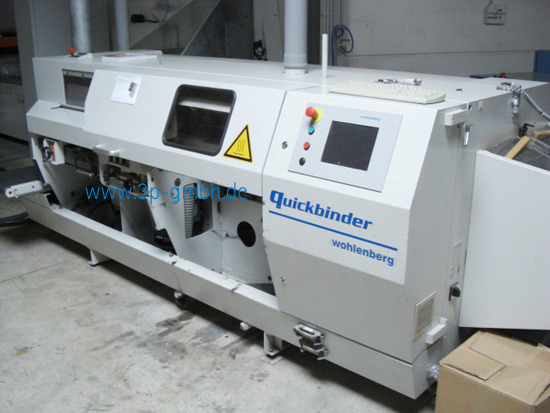 Perfect Binder Wohlenberg Quickbinder with PUR and Gazingunit - Printing machinery: picture 1 Perfect Binder Wohlenberg Quickbinder with PUR and Gazingunit - Printing machinery: picture 1