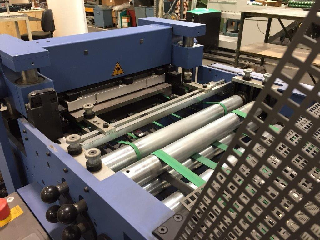 Printing machinery inline bridge die-cutting machine with feeder and stripping station BOGRAMA BSM 450 basic + UEB 550A + FR550 Servo C: picture 9