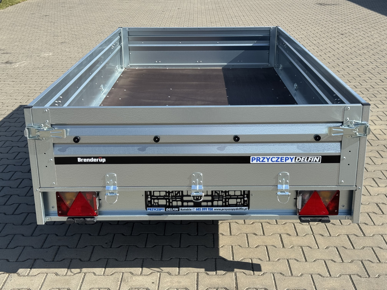 New Dropside/ Flatbed trailer BRENDERUP 2300 STUB - przyczepa skrzyniowa 2 osie / 302 x 150 cm / 750 kg: picture 8