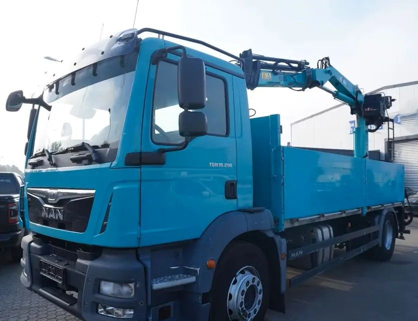MAN TGS 18.290 | Żuraw Hyva HB 150 | Euro 6 | Automat | 1. właściciel | 4X2 | Przebieg 160 124 ! - Dropside/ Flatbed truck, Crane truck: picture 1 MAN TGS 18.290 | Żuraw Hyva HB 150 | Euro 6 | Automat | 1. właściciel | 4X2 | Przebieg 160 124 ! - Dropside/ Flatbed truck, Crane truck: picture 1